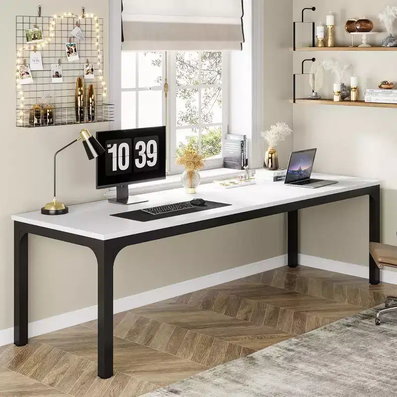 Lantine 78.7 Inches Extra Long Computer Desk