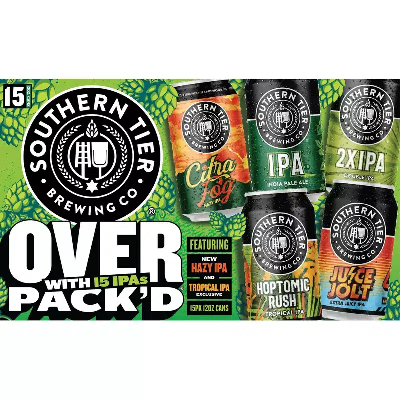 Southern Tier Overpack'd Beer Variety Pack - 15pk/12 fl oz Cans