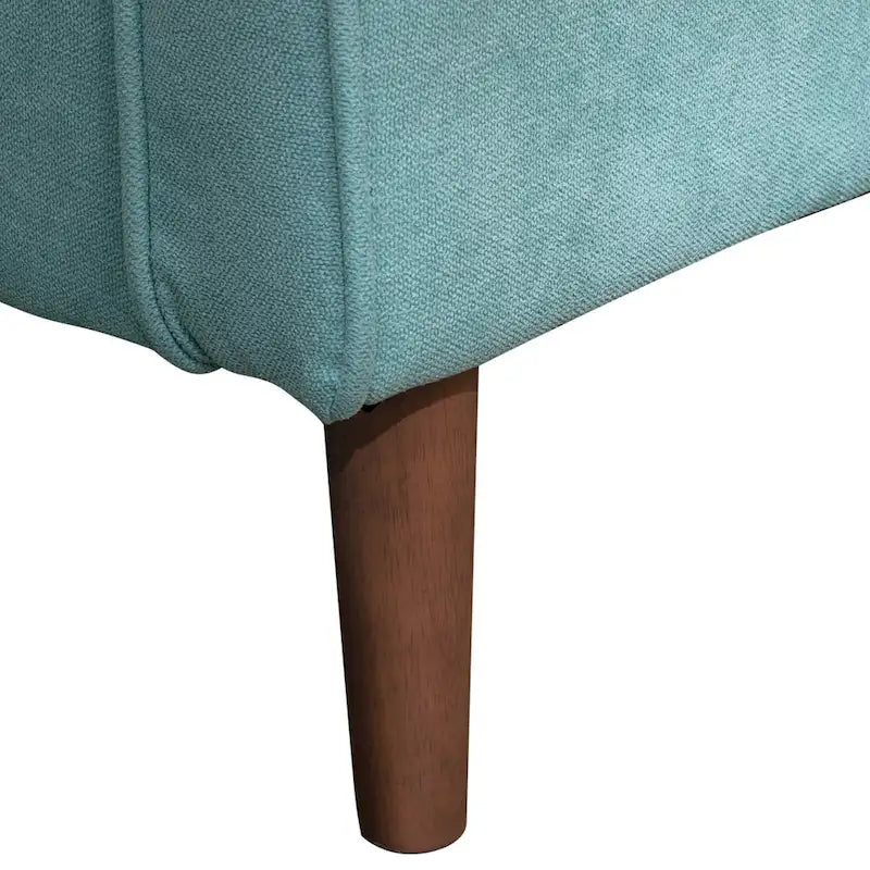Convertible Sofa Couch with Cushioned Seat and Wooden Legs