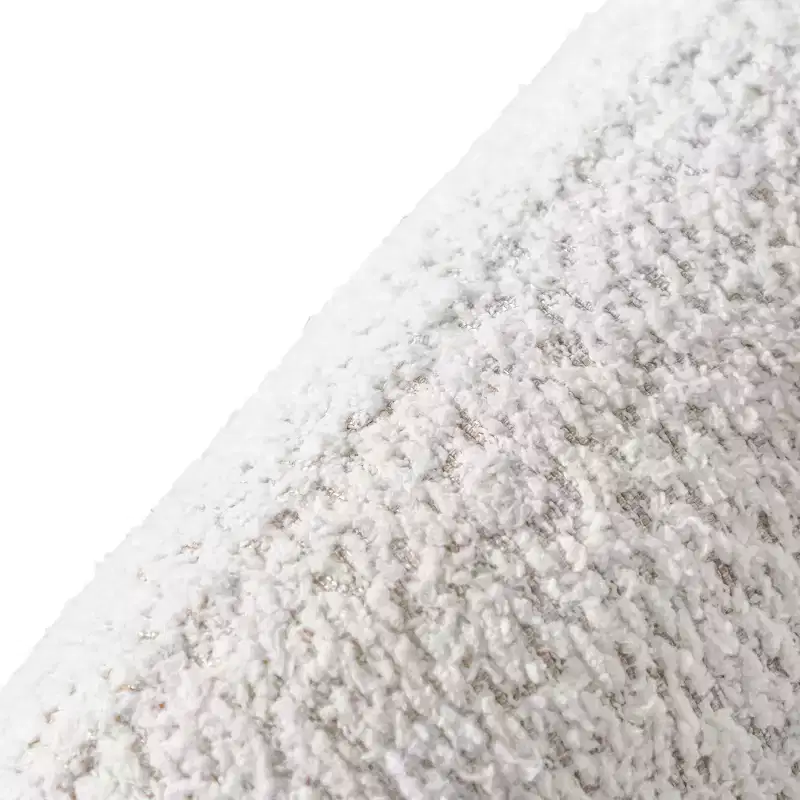 HOMES: Inside + Out 85" Pinehush Boho Curved Boucle Fabric Sofa with Pocket Coil Cushions