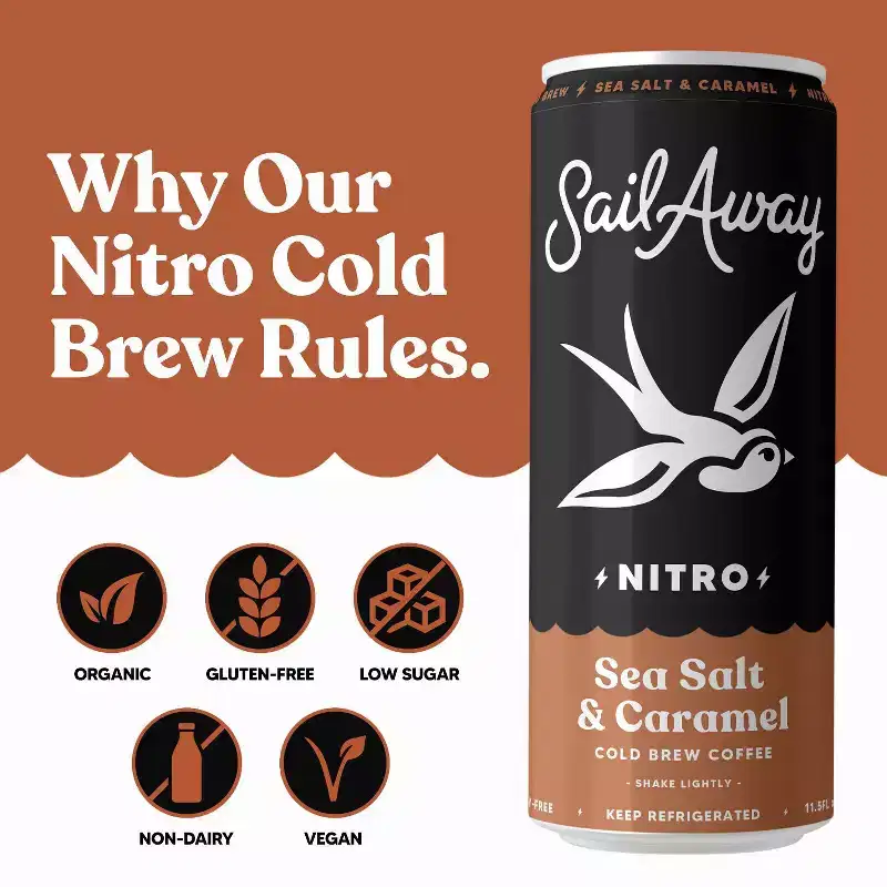 Sail Away Coffee | Sea Salt and Caramel | Pack of 12