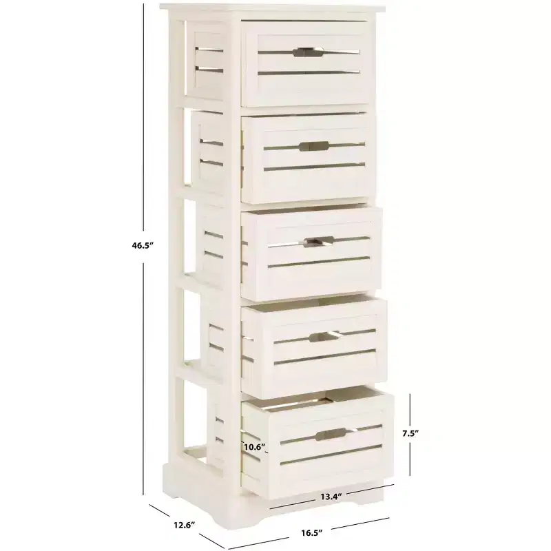 Samara 5 Drawer Cabinet - AMH5714 - Safavieh Couture