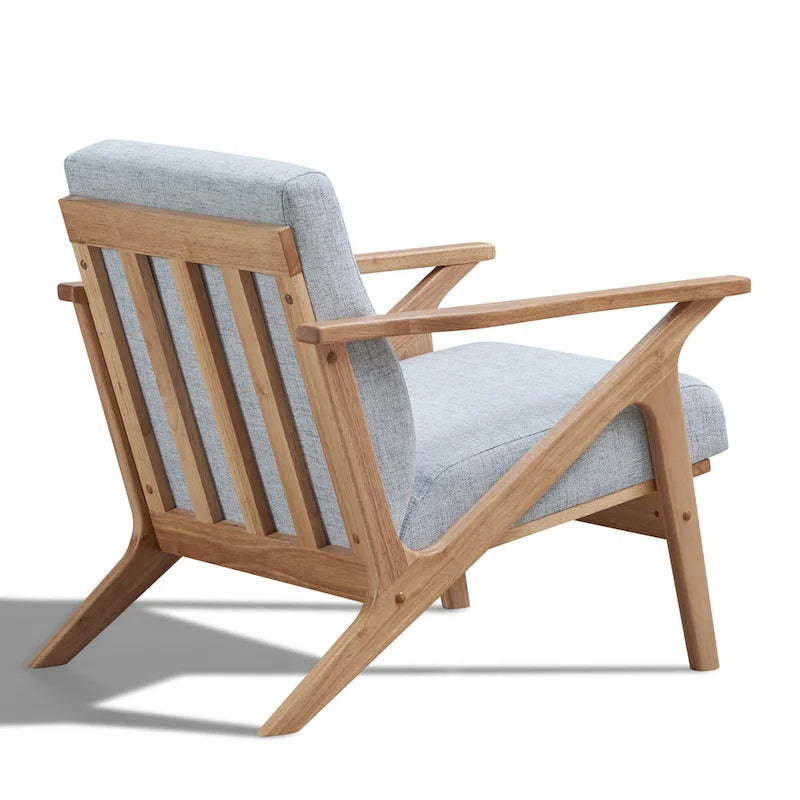 Mid-Century Modern Lounge Chair with Plush Cushioning
