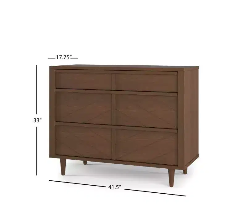 Child Craft Surrey Hill Crib, Dresser and Chest Nursery Set, 3-Piece, Includes 4-in-1 Convertible Crib, Dresser, and Chest