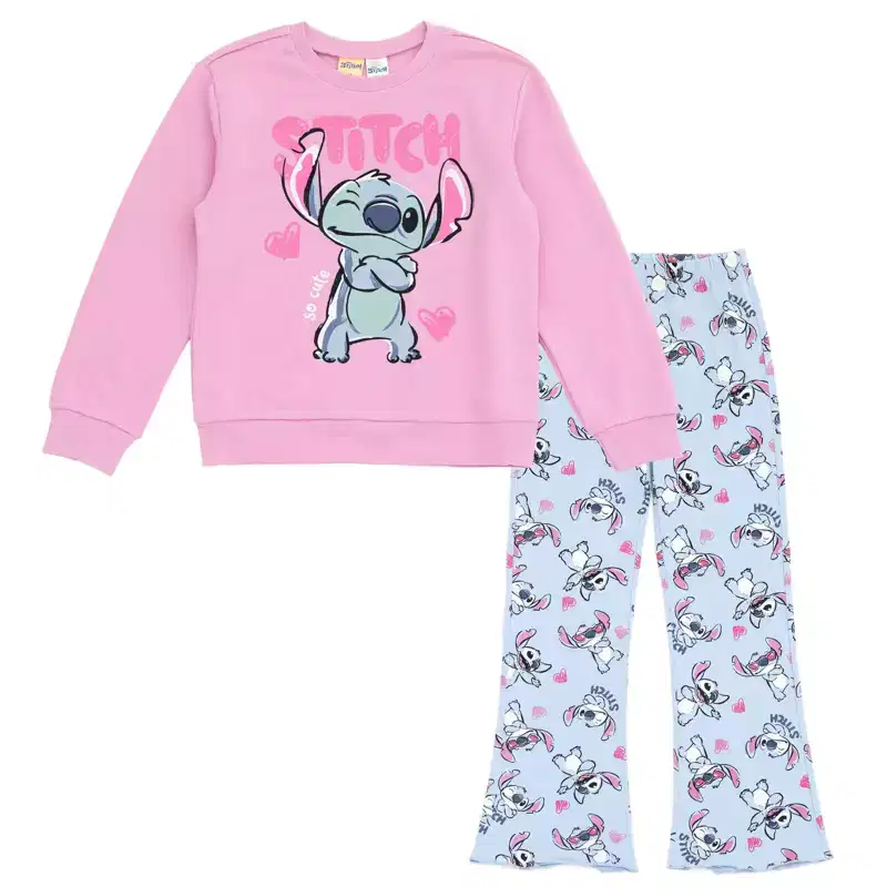 Disney Fleece Pullover Sweatshirt and Ribbed Flare Leggings Outfit Set