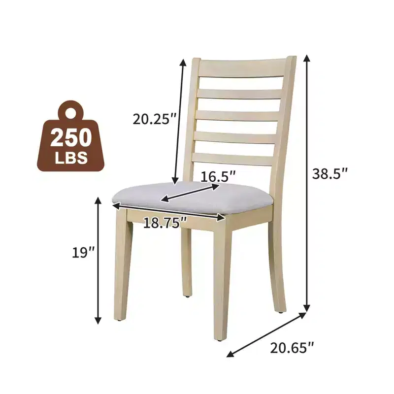 MAYEERTY 7-Piece Extendable Dining Set, 78 Rustic Table & 6 Chairs