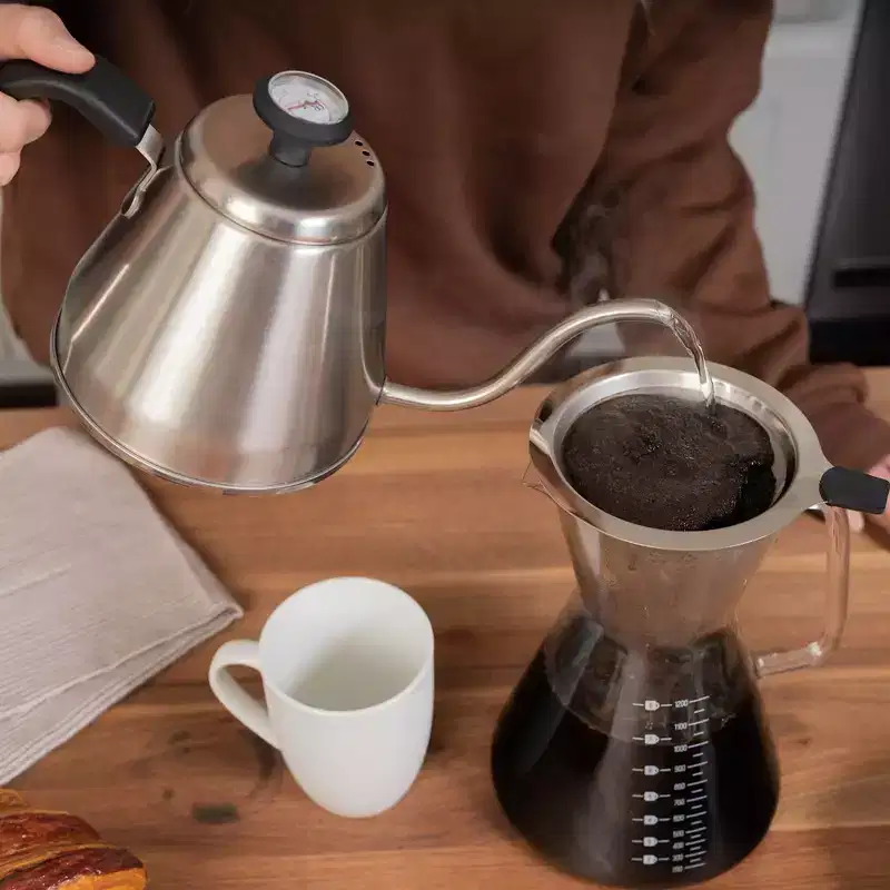 The London Sip Pour Over Coffee Set With Carafe, Kettle, and Spoon