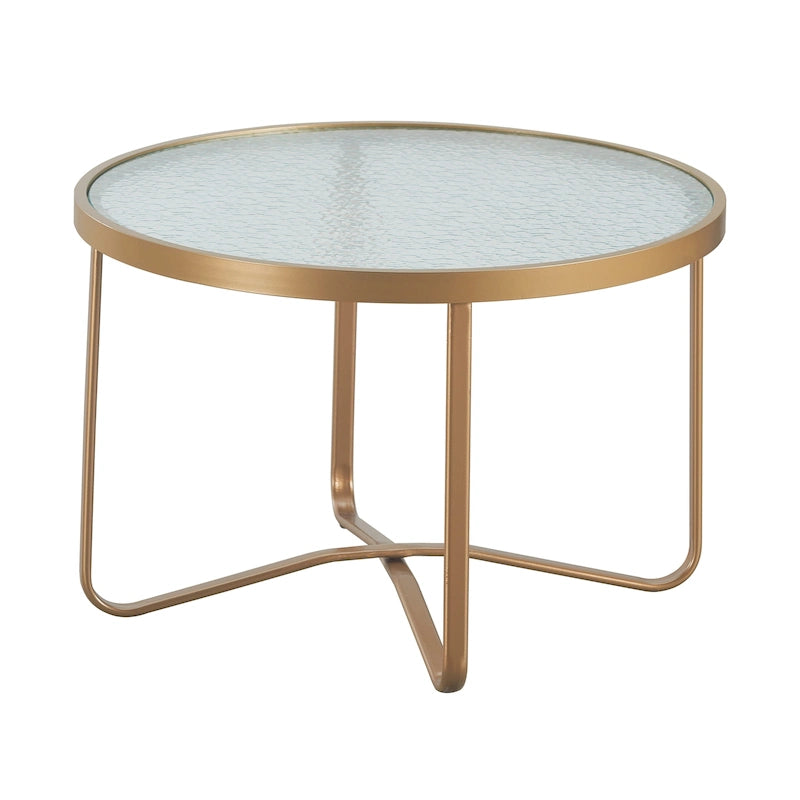 Elle Decor Mirabelle Outdoor Coffee Table, French Gold