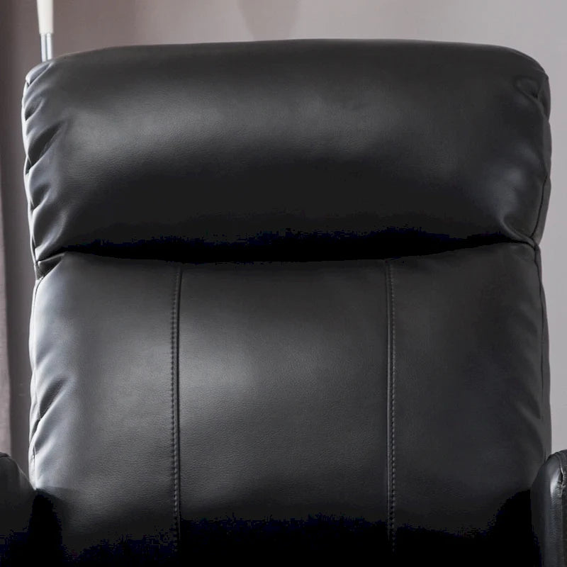 Modern Faux Leather Small Powered Reading Recliner