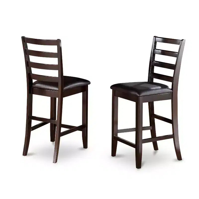 HomeStock Counter Height Dining Set Pub Table & 4/6 Chairs 54x54 Inch Kitchen Set