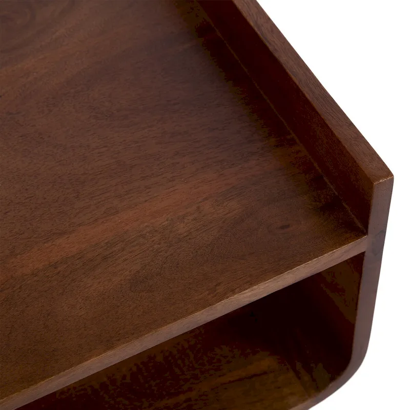 Kate and Laurel Quilby Wood Side Table - 18x14x27