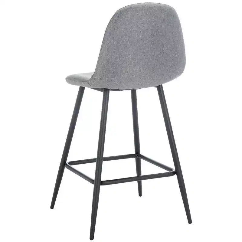Travis Counter Stool - BST2001 - Dark Grey/Black - Safavieh
