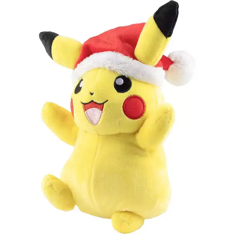 Pokmon 8 Pikachu Plush with Red Hat Accessory - Officially Licensed - Generation 1 - Stuffed Animal Toy Figure - Gift Kids, Boys, Girls - 2+