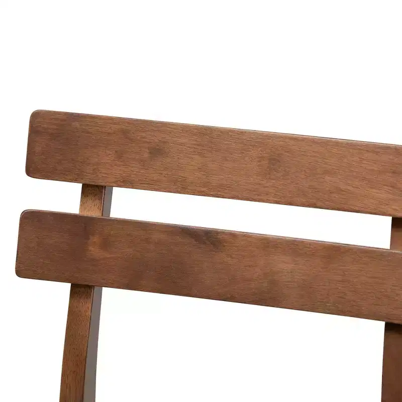 Set of 2 Larine Wood Counter Height Barstools - Baxton Studio