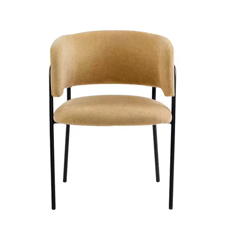 Christopher Knight Home Nest Modern Upholstered Dining Chairs with Metal Frame (Set of 4)