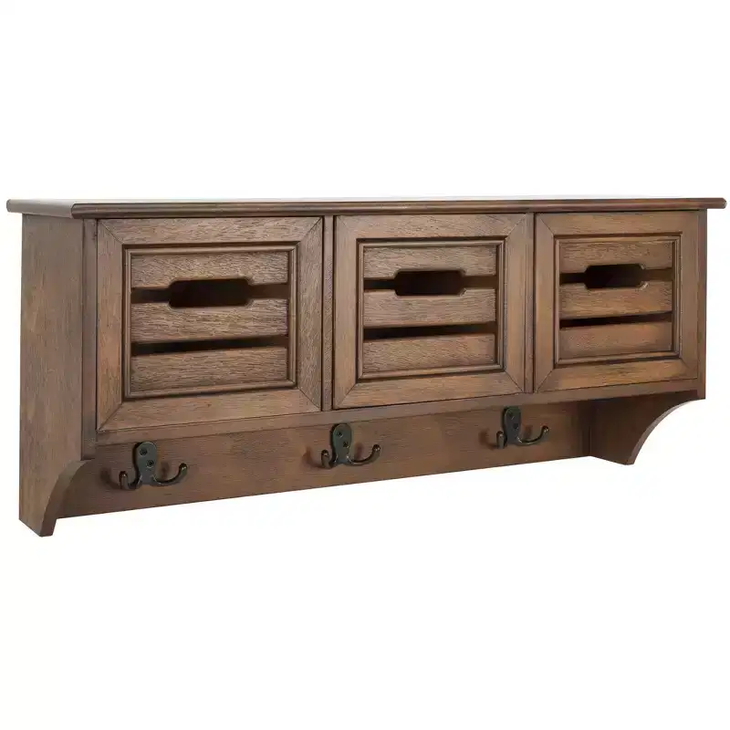 Leon Hanging 3 Drawer Wall Rack - Safavieh