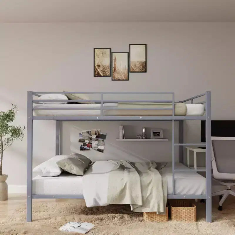Full Over Full Bunk Bed with Ladder