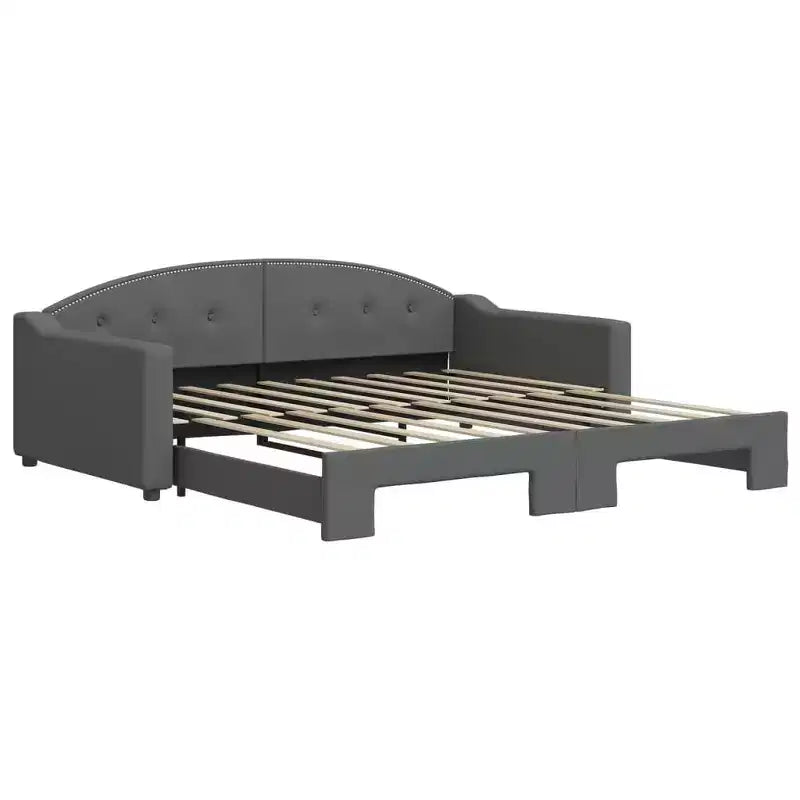 vidaXL Modern Day Bed with Trundle - Versatile Multi-Function Seating and Sleeping Solution