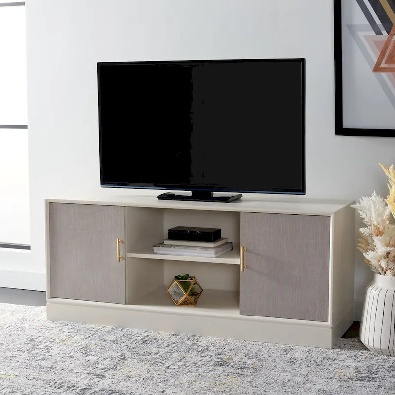 2 Door 1 Shelf Media Stand - 47 W x 16 D x 20 H - 47Wx16Dx20H
