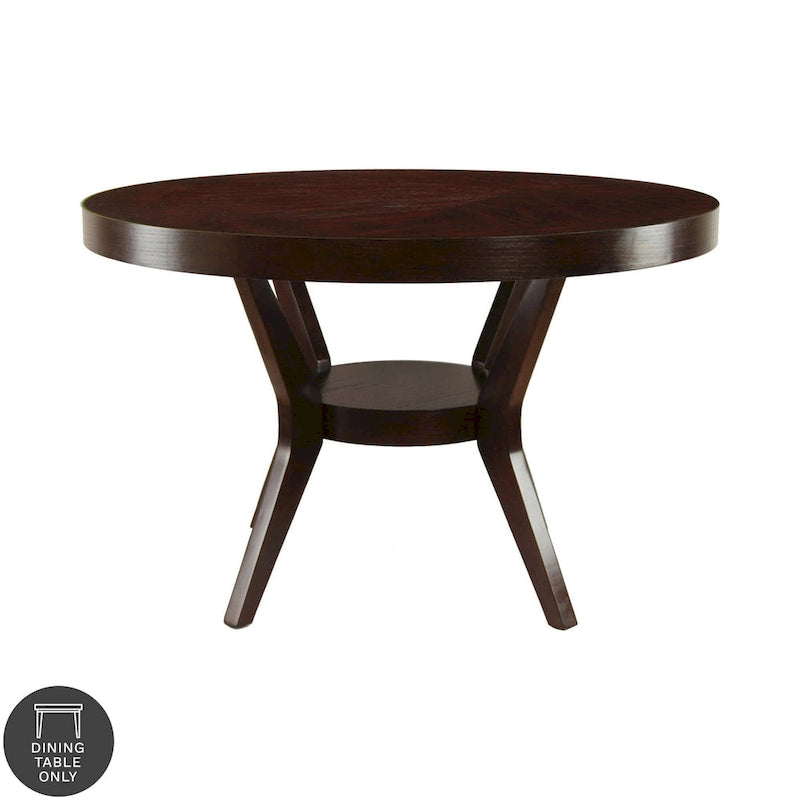 Farmhouse Espresso 48-Inch Dining Table