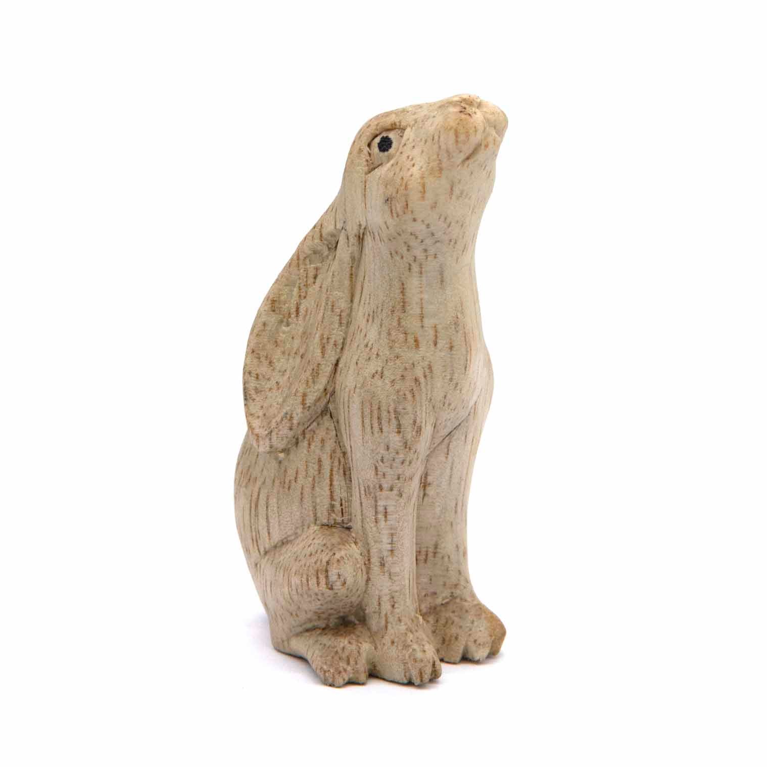 Moon Gazing Hare Carving