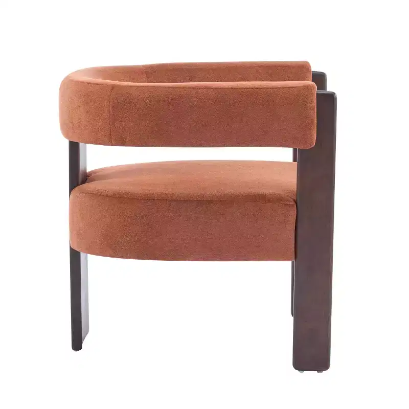 Christopher Knight Home Noah Modern Rubberwood Upholstered Accent Arm Chair