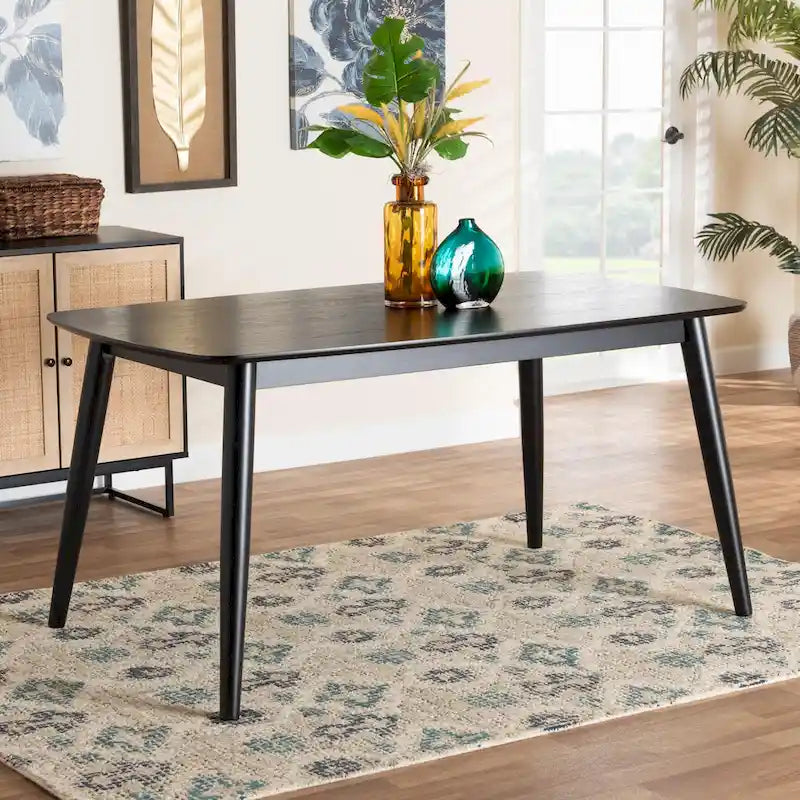 Mid-Century Modern Wood Dining Table