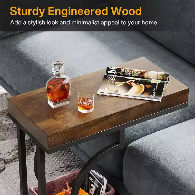 Lantine 23.6 Narrow Side Table