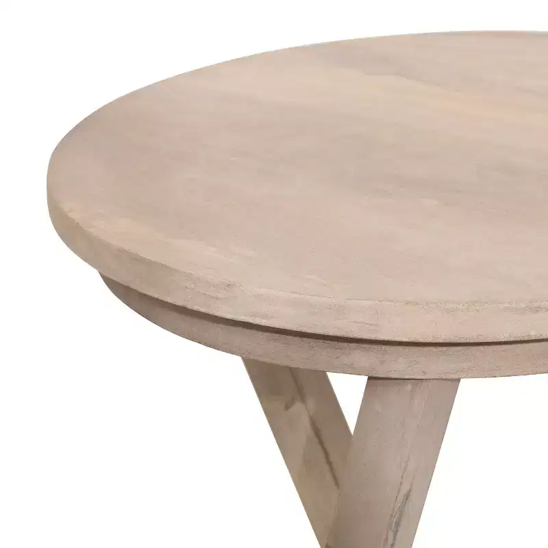 Kate and Laurel Aja Modern Wood Accent Table
