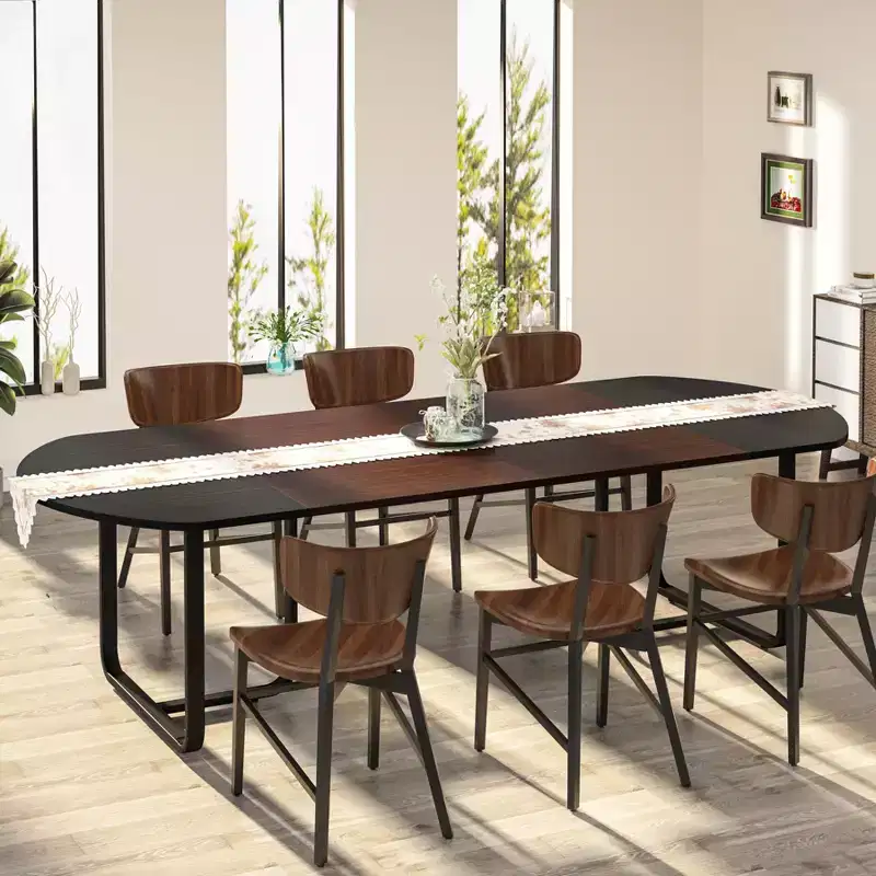 Lantine 70.86 Modern Oval Dining Table