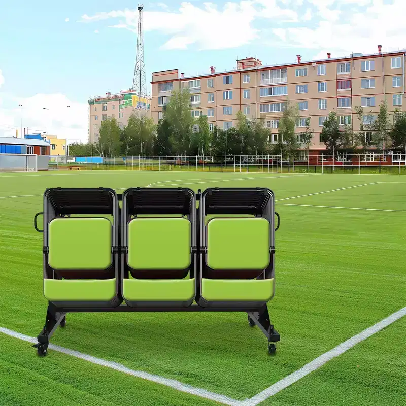 Heavy Duty Folding Chair Rack  Multi-Function Storage Dolly with PVC Lock Wheels & Cover for Event/Venue/Church Use