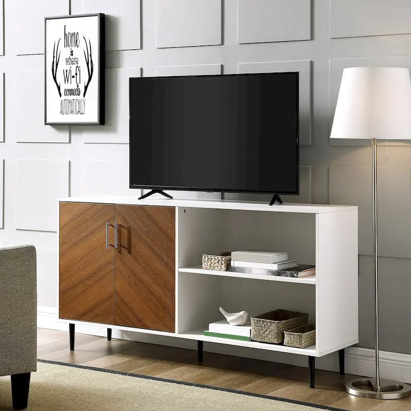 58-Inch Bookmatch TV Stand