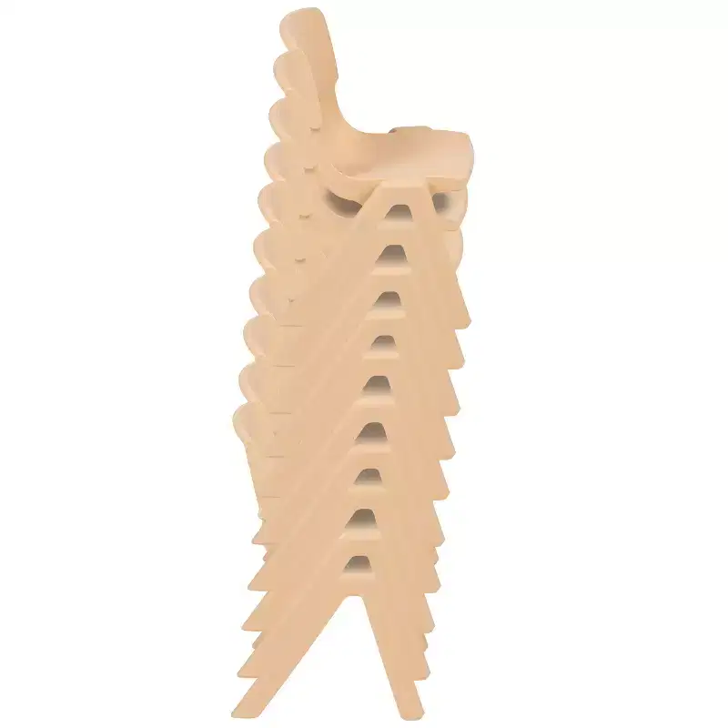 Flash Furniture 10 Pack Plastic Stackable School Chair with 12 Seat Height
