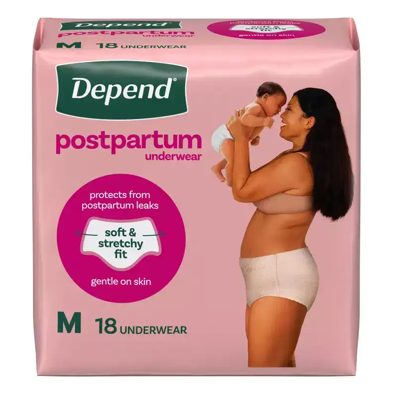 Depend Postpartum Women Incontinence Convenience Underwears - Maximum Absorbency