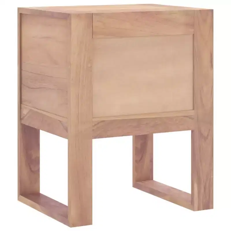 vidaXL Bedside Cabinet 15.7x11.8x19.7 Solid Teak Wood