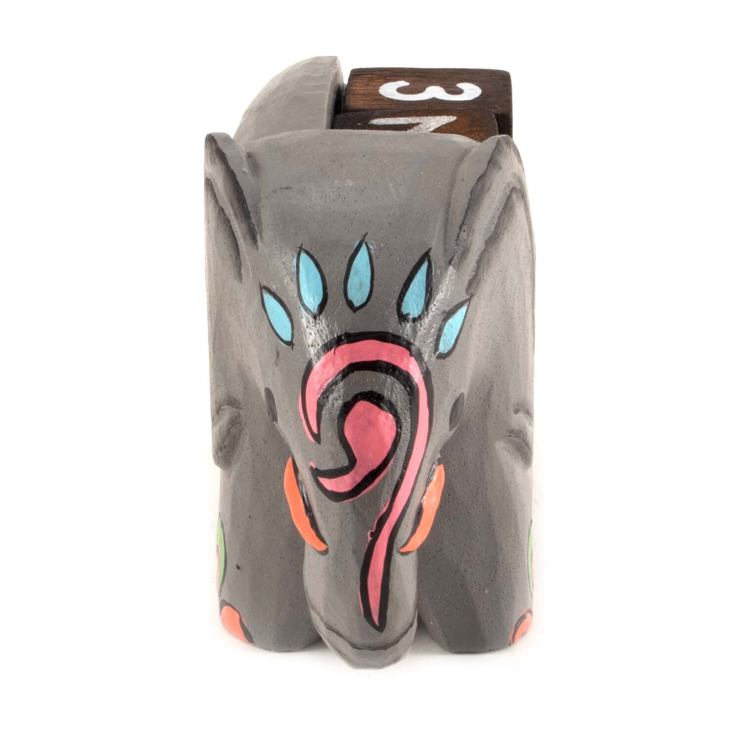 Painted Elephant Perpetual Calendar