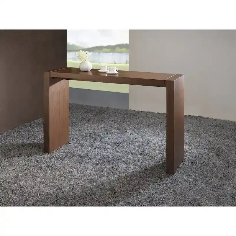 MDF Lacquered Wooden Dining Room Bar Table