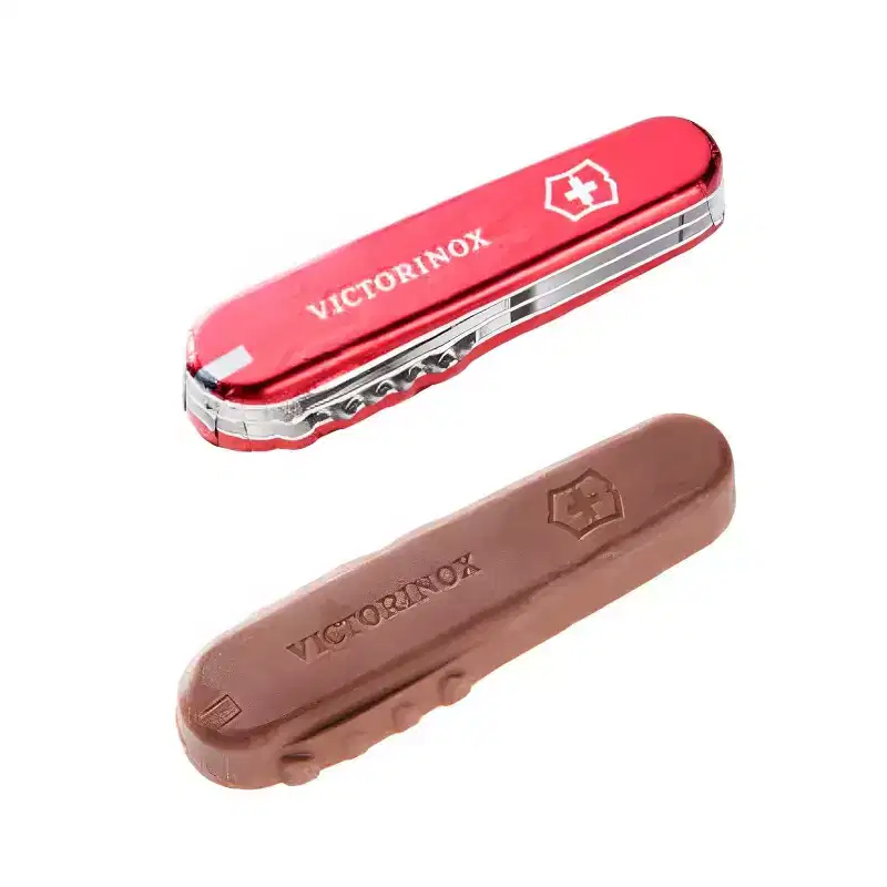 Felchlin Victorinox Swiss Knife Chocolate Bars 1 Oz. from Switzerland (Pack of 2)
