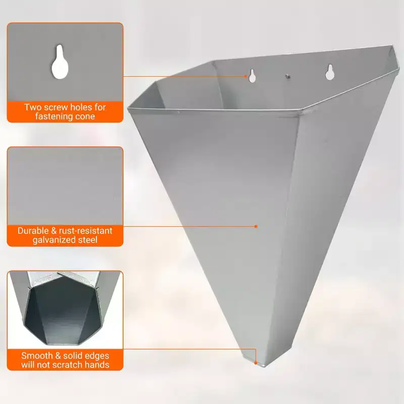 Chicken Killing Cone Medium Poultry Restraining Cone