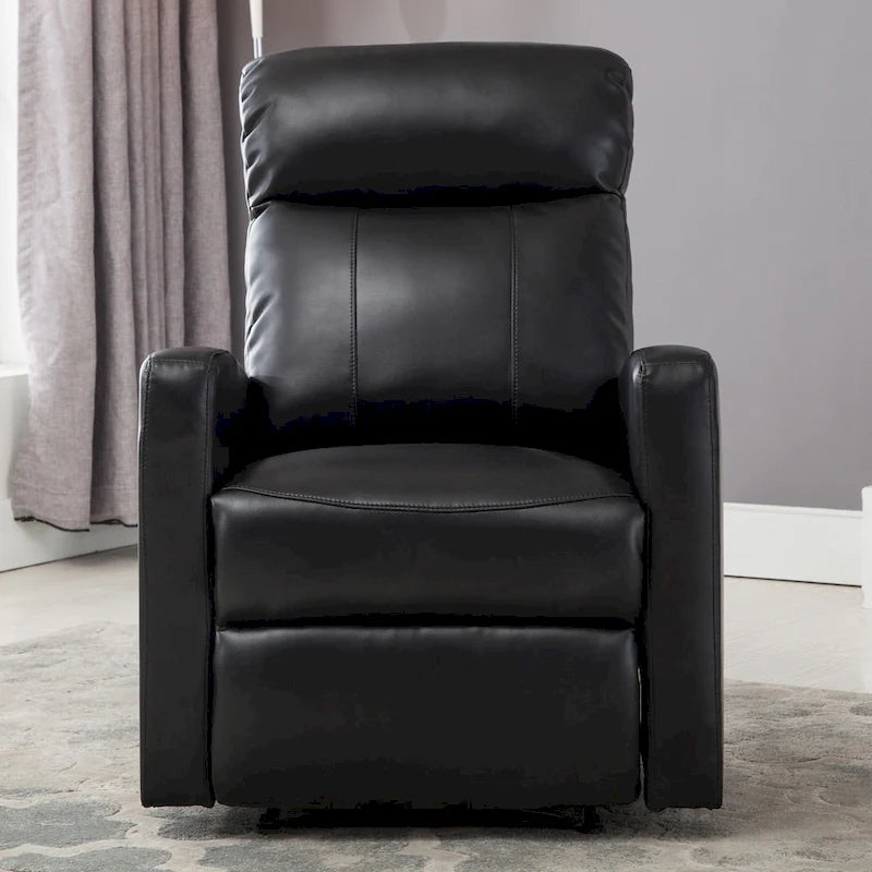 Modern Faux Leather Small Powered Reading Recliner