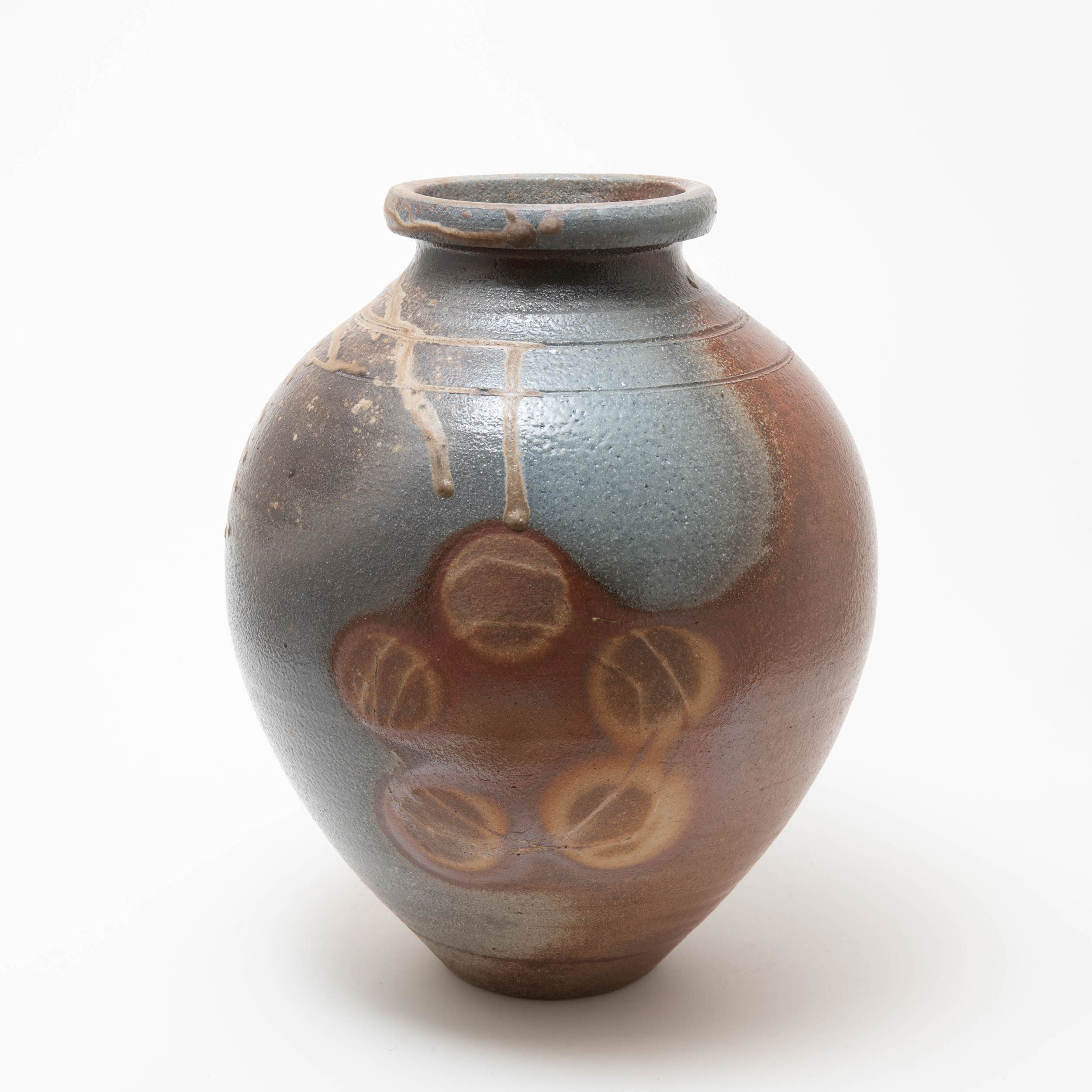 Unglazed Ash Side Fired Large Jar