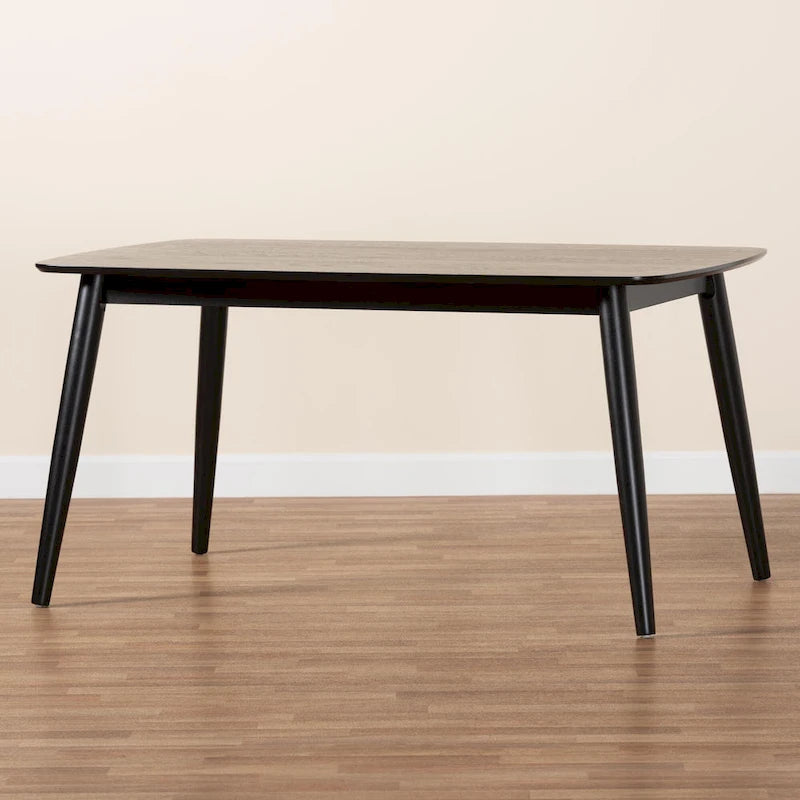 Mid-Century Modern Wood Dining Table