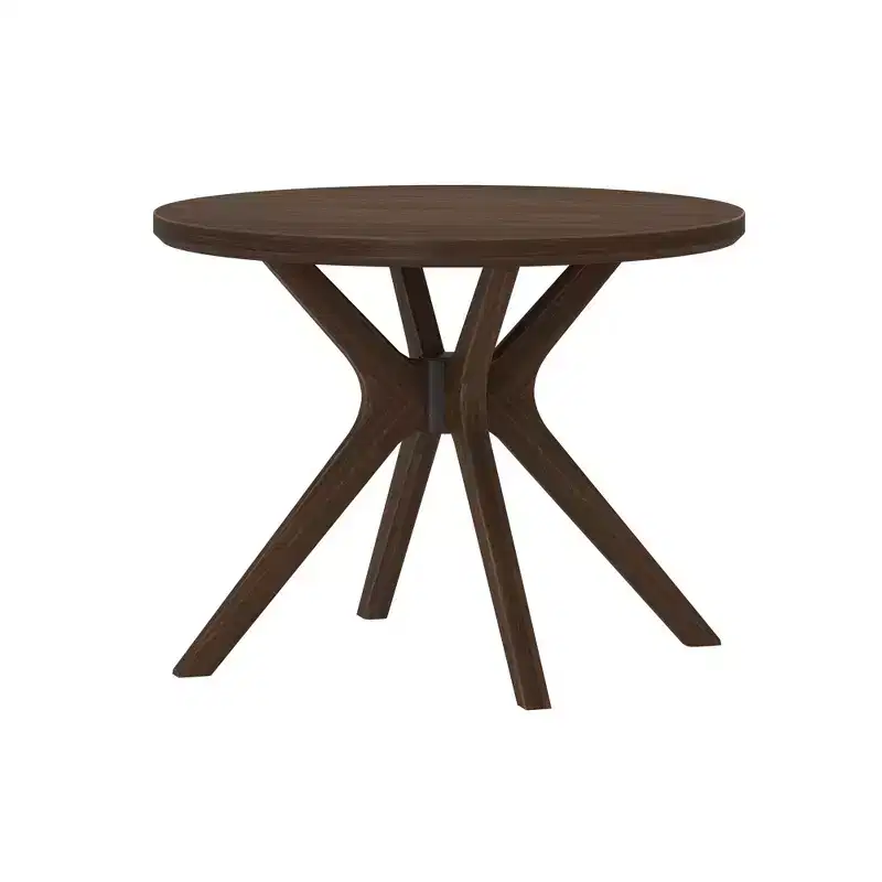 Plank+Beam Verso Round Dining Table, 38 Solid Wood Kitchen & Dining Room Table
