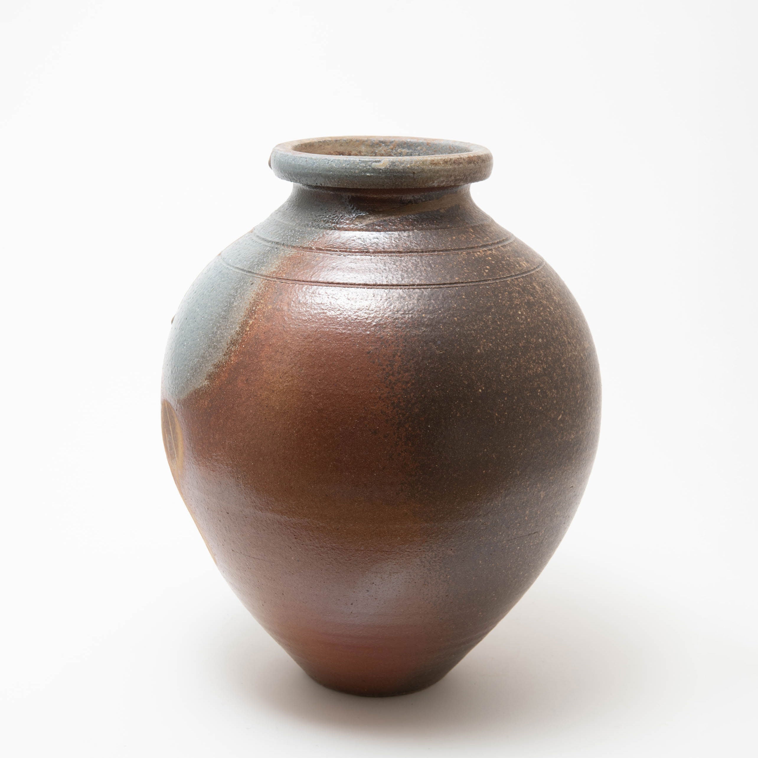 Unglazed Ash Side Fired Large Jar