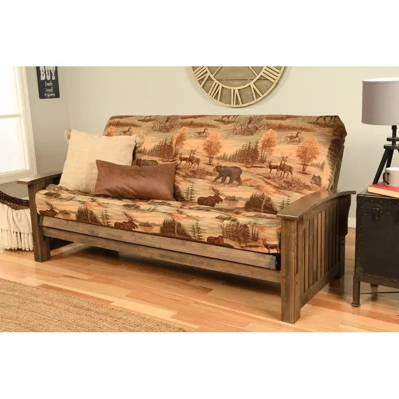 Full-size Futon Frame with Mattress