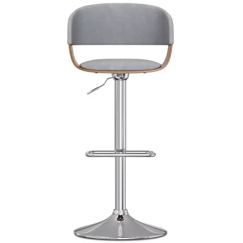 Calinda Adjustable Swivel Barstool Stone Gray - WyndenHall