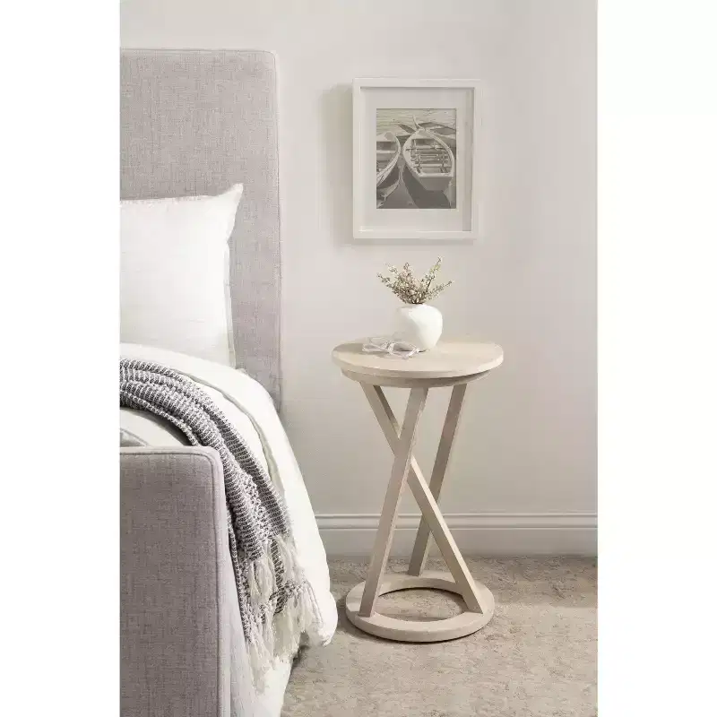 Kate and Laurel Aja Modern Wood Accent Table