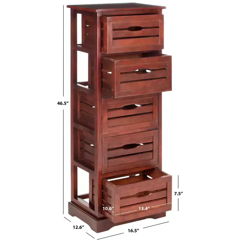 Samara 5 Drawer Cabinet - AMH5714 - Safavieh Couture