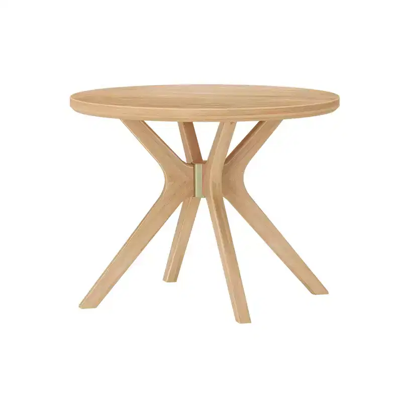 Plank+Beam Verso Round Dining Table, 38 Solid Wood Kitchen & Dining Room Table