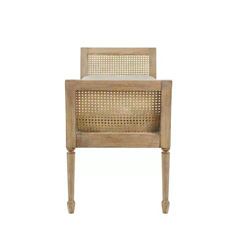 Isla Accent Bench Natural - Martha Stewart
